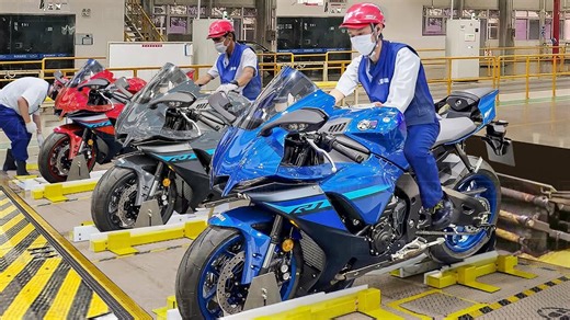 Building powerful Yamaha bikes: Inside a massive Japanese factory