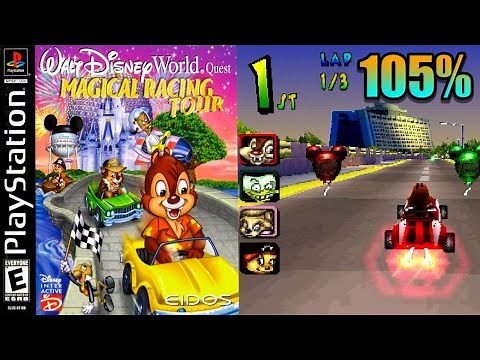 Walt Disney World Quest: Magical Racing Tour [34] 105% PS1 Longplay