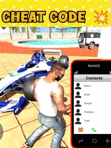 Cheat code 💥 || Formula F1 Car