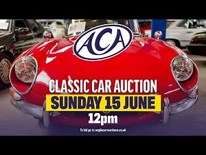 LIVE CLASSIC CAR AUCTION! Anglia Car Auctions June 2025 sale - Day Two
