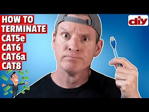 How To Wire up Ethernet Plugs: Cat5e, Cat6, Cat6a, Cat8
