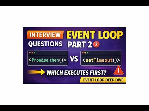 JavaScript Event Loop Interview Questions – Part 2 🔥 Most Confusing JavaScript Event Loop Question 🤯