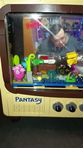 Pantasy Retro 60er Jahre TV mit Gobricks Steine #gobricks #pantasy #funny #shorts #kbszimmer