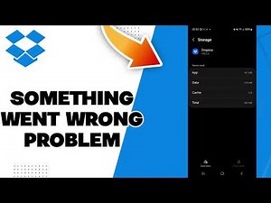How To Fix Dropbox Something Went Wrong Problem 2025