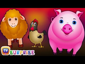 ChuChu TV Surprise Eggs Nursery Rhymes Toys | Wheels on the Bus | Farm Animals and Animal Sounds - Videos For Kids