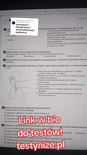 Biologia: Układ wydalniczy i oddechowy - Klasa 7