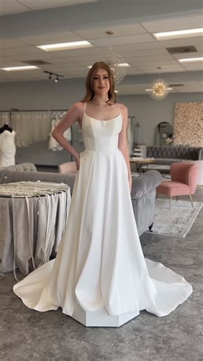 3 clean & classic gowns that never go out of style 🫧 #greenvillebride #charlestonbride #silkandsatinbride #yeahthatgreenville #bridestyle #2026bride #carolinabride #2025bride #greenvillebridalboutique #greenvillewedding | Silk & Satin Bridal Boutique