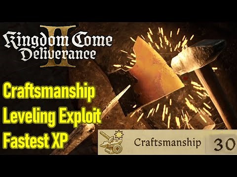 SUPER FAST Craftsmanship leveling exploit, FASTEST way to level up in Kingdom Come Deliverance 2