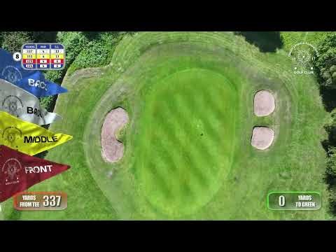 Great Lever and Farnworth Golf Club – Hole 8 Flyover, Par 4 | Golf Drone Video in 4K
