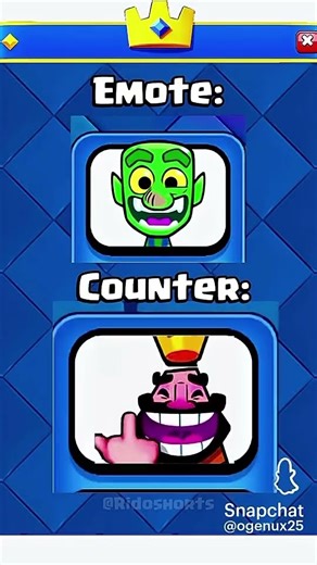 Best emote counters in clash #clashroyale #clash