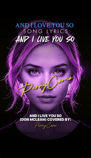 Lagu Barat Jadul AND I LOVE YOU SO (Perry Como 1973), Full Song