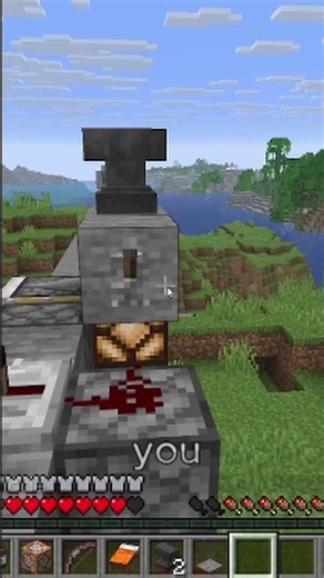 Compact Rail Gun Design (Credit: Jettism)⚡ #minecraft #redstone #shorts