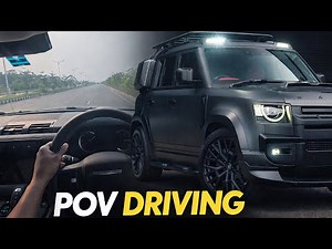 New Land Rover Defender P400e - POV Driving In Dhaka City