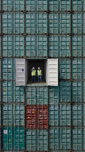 The Monster of the Seas That Feeds the World This is what global trade really looks like. Thousands of shipping containers stacked like a moving skyscraper, carrying food, electronics, cars, and everyday products across oceans. One massive ship like this connects countries, fuels economies, and keeps the world running nonstop. Hard to believe everything you use once traveled like this. Share if this scale surprised you. #fblifestyle #Giants #megamachines #ship | Excavator drivers - sailors