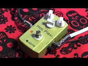 Joyo HOT PLEXI overdrive guitar effects pedal demo with Stratocaster