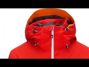 Peak Performance Maroon Mens Ski Jacket in Red - A Closer Look