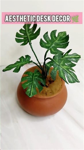 Mini Monstera Plant DIY 🌿 ✨ | so Easy & Cute!