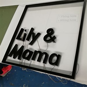[Hot Item] Outdoor Decoration Letter Backlit Waterproof 3D LED Sign Letters