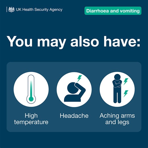 Diarrhoea and vomiting can be really unpleasant, and can spread easily from person to person. Here are some simple actions that can help prevent bugs like these spreading. If you do have diarrhoea and vomiting, remember to stay home for 48 hours after your symptoms clear and protect others by not going to work, school, and not visiting care homes and hospitals. More info: https://www.nhs.uk/conditions/norovirus/ | UK Health Security Agency