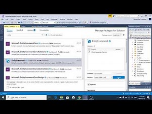 How to set projectdbcontext/Dbcontext/using System.Data.Entity;