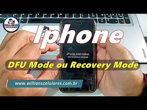 Como Colocar Iphone em modo DFU, Modo Recovery, Como sair do modo DFU, Iphone Inativo