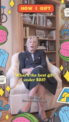 Bunny Williams on the best gifts under $25, the physically largest, and smallest, gifts she's ever received, and the historical figures she'd love to invite to a game of White Elephant. Read more of her advice in our series, How I Gift, at the link in our bio. | The Strategist