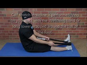 Calf Stretch with Band