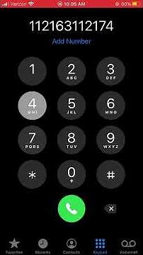 Happy birthday song on iPhone keypad