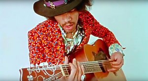 Jimi Hendrix Plays the Delta Blues on a 12-String Acoustic Guitar in 1968, and Jams with His Blues Idols, Buddy Guy & B.B. King