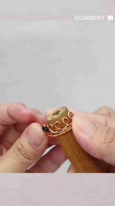 How to make wire rings with crystals | Simple crown rings #shortsvideo #handmade #diy