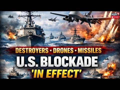 Hormuz Blockade LIVE | DESTROYERS vs. FAST BOATS: Trump’s Iran Blockade is LIVE! (Oil Hits $100)