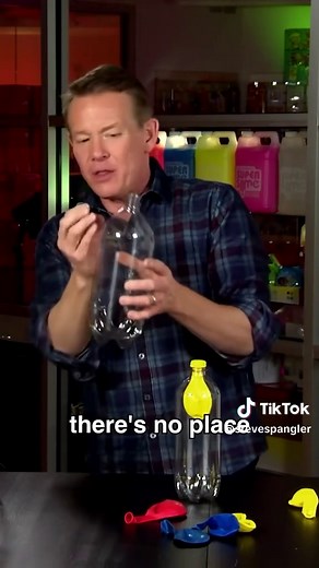 Balloon in a Bottle Experiment: Pour Air Out
