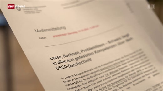 Pisa-Test für Erwachsene: Schweiz schneidet gut ab