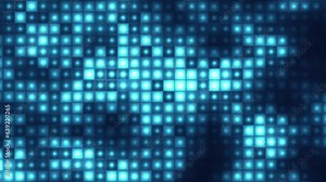 Abstract Blinking Lights Background Animation with Seamless Loop Stock Video