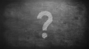 Premium stock video - A large question mark symbol