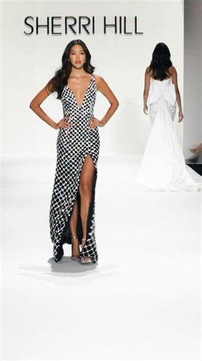 Now that’s a look you need 💎✨ #SherriHill #NYFW #Spring #2026 | Sherri Hill