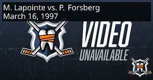 Martin Lapointe vs. Peter Forsberg, March 16, 1997 - Detroit Red Wings vs. Colorado Avalanche | HockeyFights