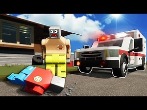 IDIOTS OPEN A HOSPITAL IN LEGO CITY! - Brick Rigs Roleplay Gameplay - Lego Jobs Movie