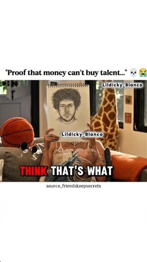 how Halsey's drawing skills are... questionable. 💀🎨 #bennyblanco #friendskeepsecret #lildickyrap