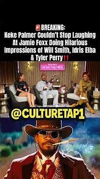 Keke Palmer Couldn't Stop Laughing At Jamie Foxx Doing Hilarious Impressions!#willsmith#jamiefox#lol
