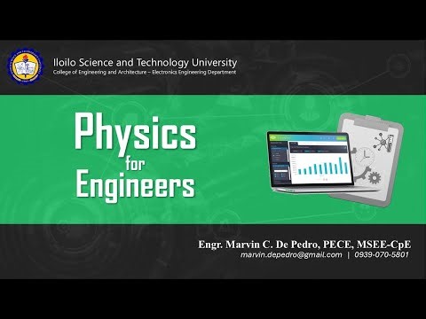 PHYSICS for ENGINEERS - Intro Part 1 (Introduction to Engineering Mechanics)
