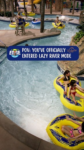POV: You’ve officially entered Lazy River mode. 🛟It’s National Lazy Day—so why not spend it the right way? Drifting around The River’s Edge, soaking in the fun, and letting the good vibes flow. 💦☀️ Whether you're floating your worries away or watching the kids splash and play, Edgewater Hotel & Waterpark is the perfect place to press pause and play all day.🍳 Bonus: We’re now serving a complimentary hot breakfast! Start your lazy day with our make-your-own pancake machine (toppings included!),