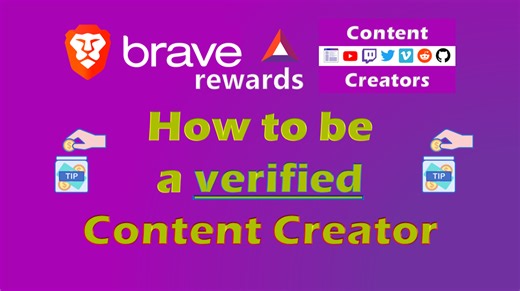 Brave Rewards for Content Creators | How to be a Verified Content Creator