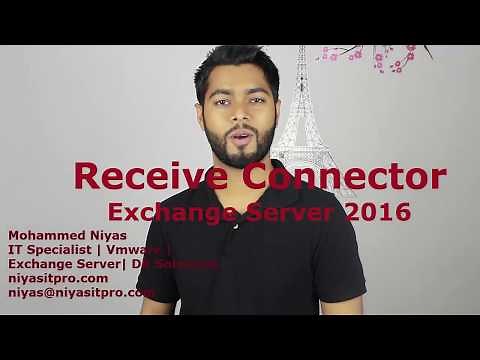 Microsoft Exchange 2016 - Receive Connector