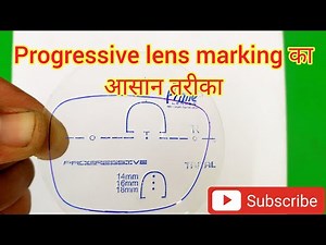 progressive lens marking