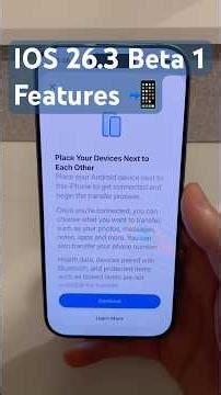 IOS 26.3 Beta 1 is here! EU forced features? #apple #iphone #update