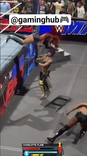 🔥 WWE Divas Triple Threat Match Gameplay 🔥Fast moves & non-stop action! Short video #viral #ps5