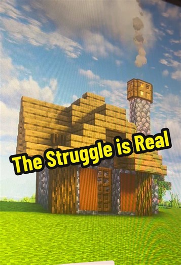 Not the dirt on the roof 😅 #minecraft #moddedminecraft #mods #minecraftbuild