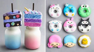 Satisfying Galaxy Cakes & Kawaii Donuts 🍩🦄 | DIY Cute Dessert Tutorial