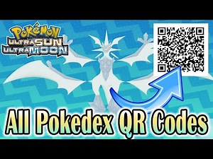 Pokémon Ultra Sun and Ultra Moon QR codes, ALL POKÉMON!!!!!! (read disc)